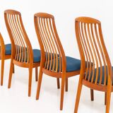 Ensemble de 4 chaises de salle à manger par Kai Kristiansen pour Schou Andersen