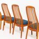 Set de 4 chaises de salle à manger par Kai Kristiansen pour Schou Andersen.