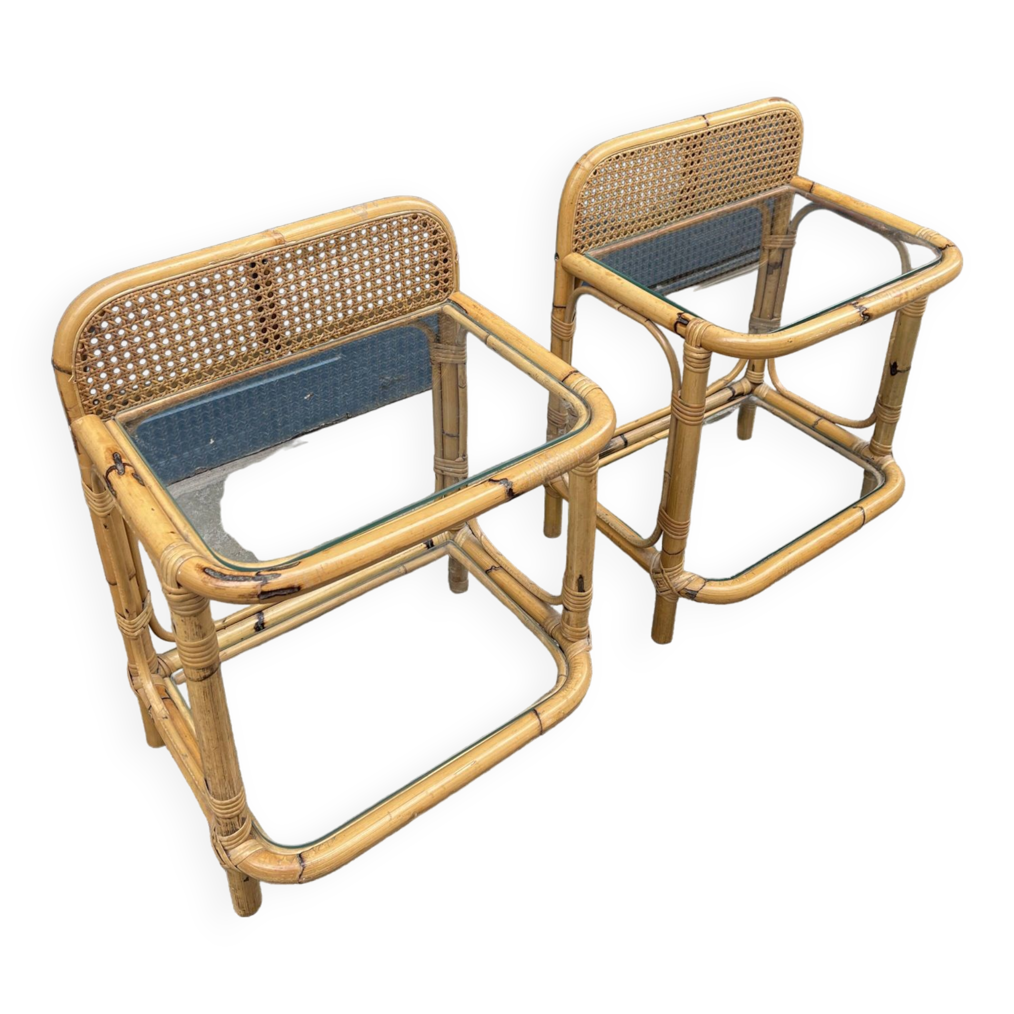Paire de chevets vintage