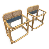 Pair of vintage bedside tables