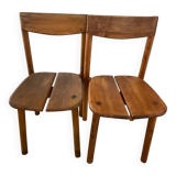 Chaises Grain de café style Pierre Gautier Delaye