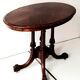 Middle oval table in Art Deco mahogany around 1930