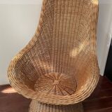 High back armchair from the 1960s and 70s