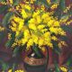 Nature morte au bouquet de mimosa de Florent Sichet