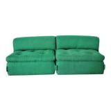 Modular sofa, Italy, 1980s, set of 2