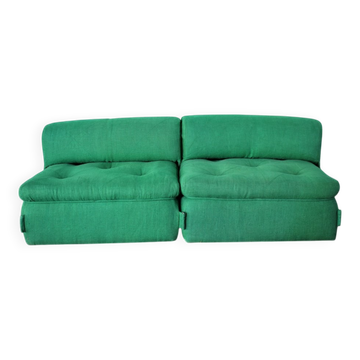Modular sofa, Italy, 1980s, set of 2
