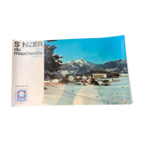 Poster st nizier de moucherotte olympic winter games grenoble 1968 tremplin vercors