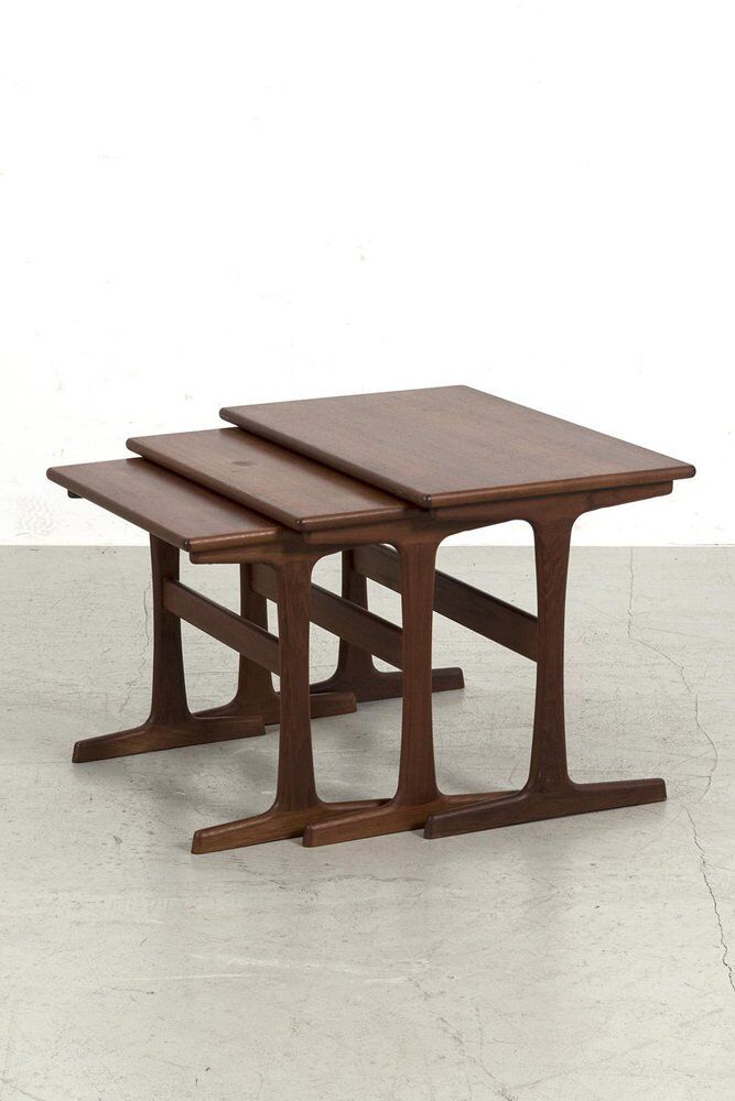 Tables gigognes par Kai Kristiansen, ensemble de 3