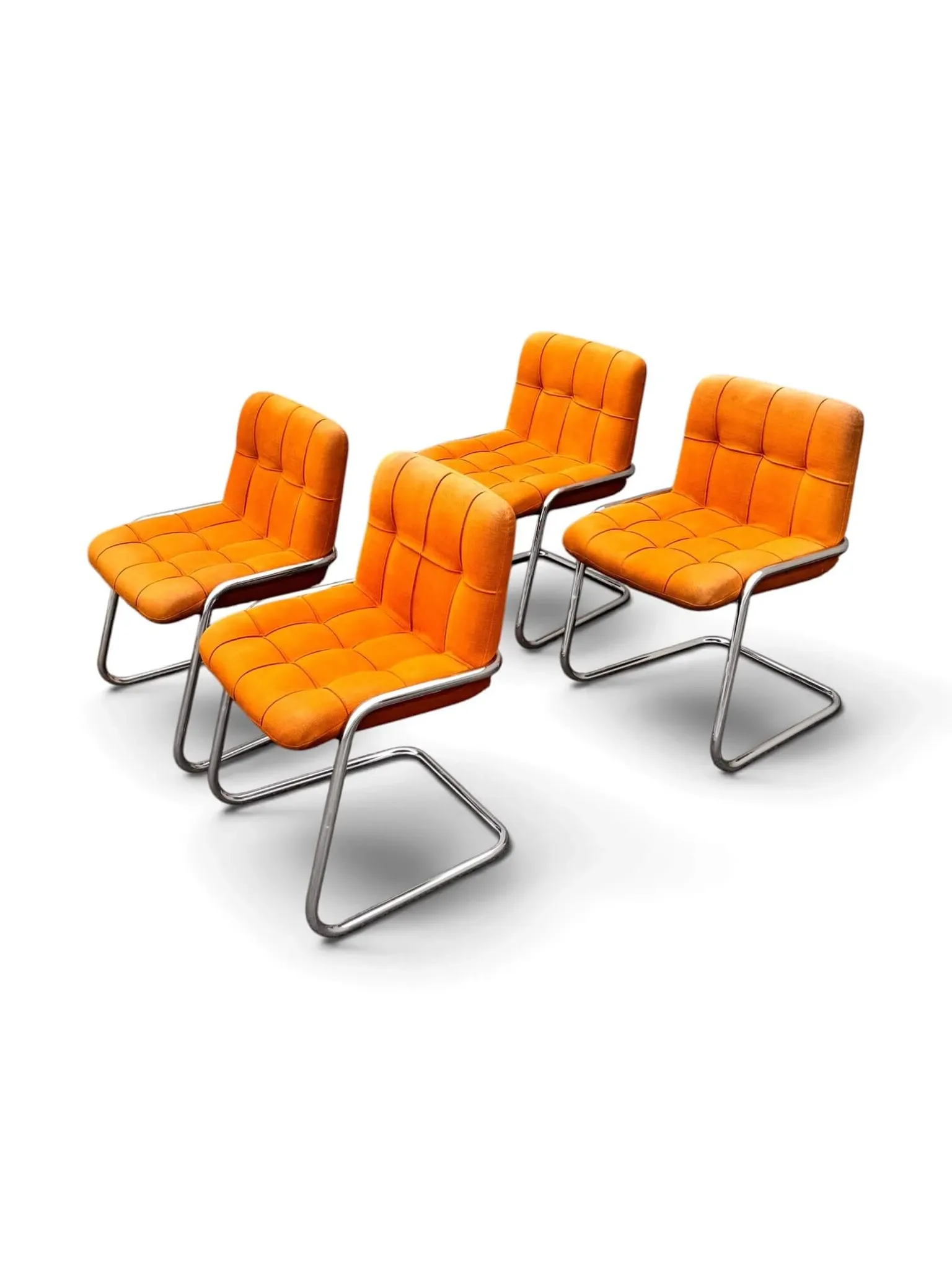 Yves Christin, 4 chaises modèle Storm, années 1970