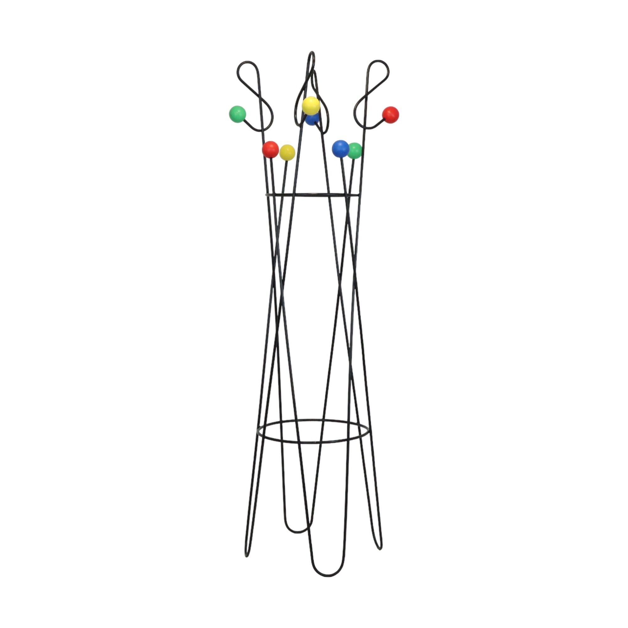 Vintage xl standing coat rack