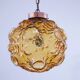 Danish Mid-Century Copper and Glass Pendant Light