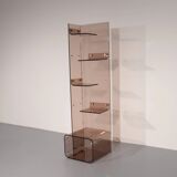 Iconic Michel Dumas Plexiglas bookcase – 1970s French space age design