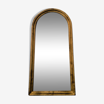 Miroir en bois doré 66 x 31 cm
