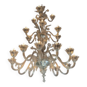 Lustre vénitien en verre - niveaux