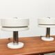 Minimalist table lamps from the German mid-century space age by Kaiser Idell / Kaiser Leuchten, 1960s, set of 2.