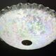 Vintage multicolour rainbow Murano glass ceiling light, 1970s