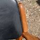 Eric Buch model 49 armchair, teak and leather, Denmark, 1960s