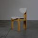Pine tripod dining chairs - Europe 1970s