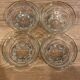 Set de 4 coupes à champagne liseré doré