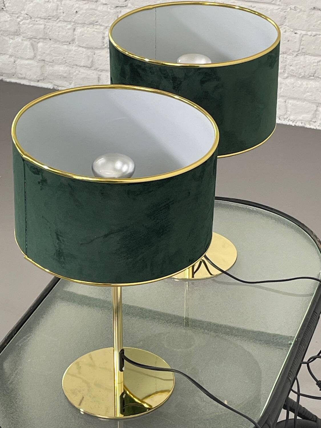 Paire de lampe vintage