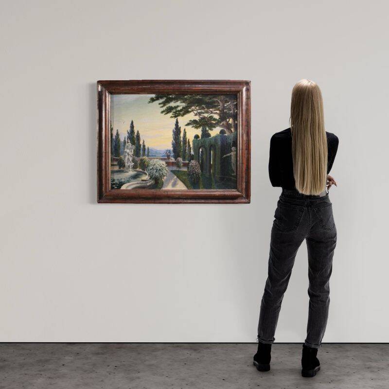 Italian landscape painting from the first half of the 20th century
