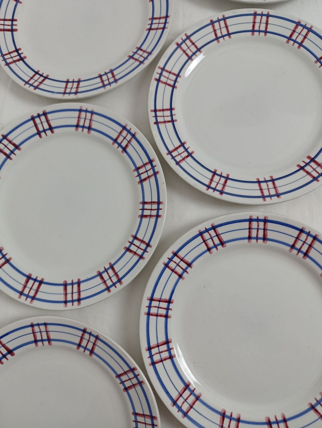 Dessert plates Sarreguemines Poitou set of 6