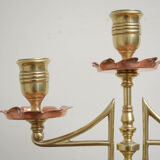 Pair of Arts and Crafts candle holders