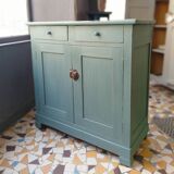 Parisian sideboard gray blue green