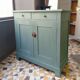 Parisian sideboard gray blue green