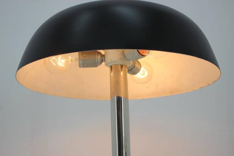 Large Mushroom Desk Lamp Extra-Large Big Mid-Century Design by Hillebrand, 1970