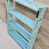teak wall shelf