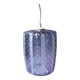 Blue glass suspension.