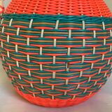 Large vintage decorative floor bottle