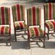 Lot de 6 chaises style Louis XIII