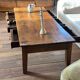 Large solid wood coffee table - old refectory table