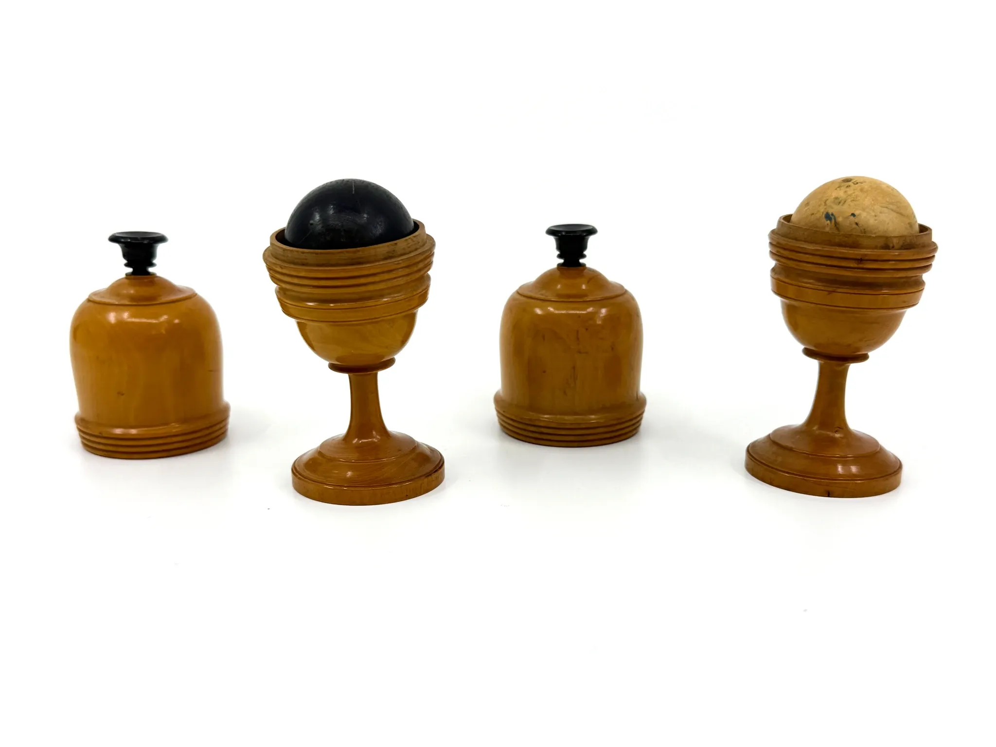 Magic trick vases • Turned boxwood • Napoleon III