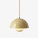 Flowerpot VP1 hanging lamp - Pale Sand, Designed by the famous Danish Verner Panton