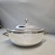 Soup tureen or vegetable dish in silver-plated metal – French silversmithing
