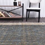 Tapis kilim en laine Kilim Tapi 290x190 cm - Vert Armée, Bleu