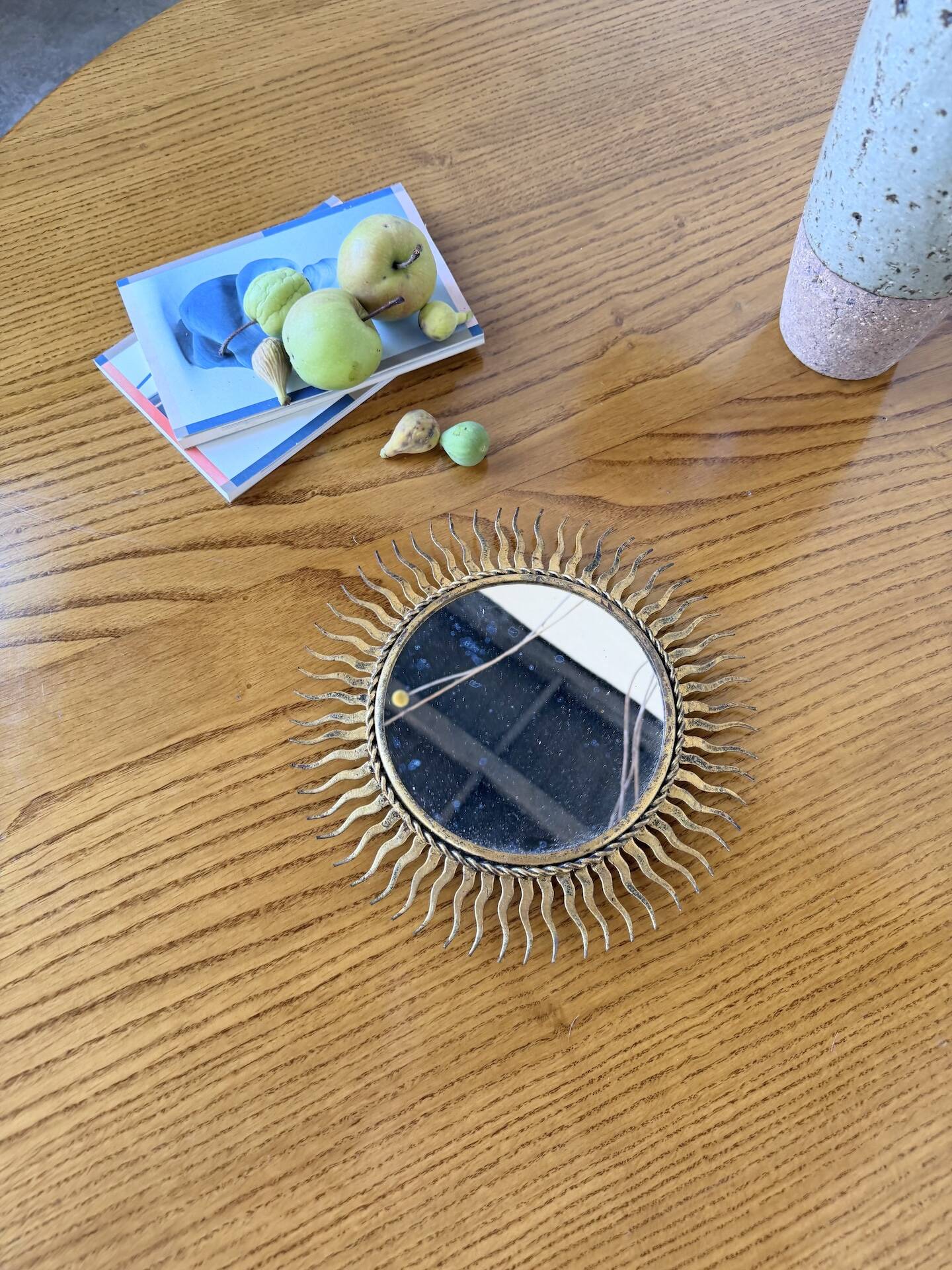 Sun mirror or patinated XS