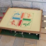 Baby foot de table pliable en bois vintage