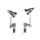 Vintage 20thc pair of original english angle poise wall mounted lamps c1970