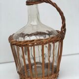 Dama jeanne dressed wicker