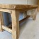 Table de ferme en orme massif – charme authentique