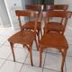Suite of 4 chairs by Bistrot Baumann vintage 1960s