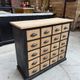 Workshop furniture with 20 drawers