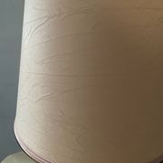 Le Dauphin house lamp in wood and brass from the 70s-80s