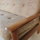 Banquette day bed en chêne design 1970