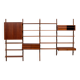 Système mural Royal Teak Poul Cadovius vintage des années 1960 avec 4 armoires