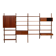 Système mural Royal Teak Poul Cadovius vintage des années 1960 avec 4 armoires
